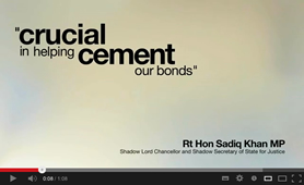 Rt Hon Sadiq Khan MP: Coexistence Trust - Advancing Co-operation & Understanding