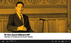 Video thumbnail - David Miliband MP - Coexistence Trust Interview